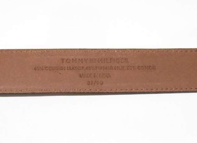 Tommy Hilfiger Новый 100% оригинал кожаный пояс США US 36 106см синий