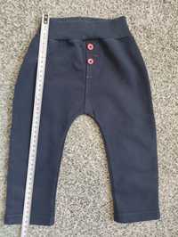 Granatowe eleganckie spodnie Mrofi 80