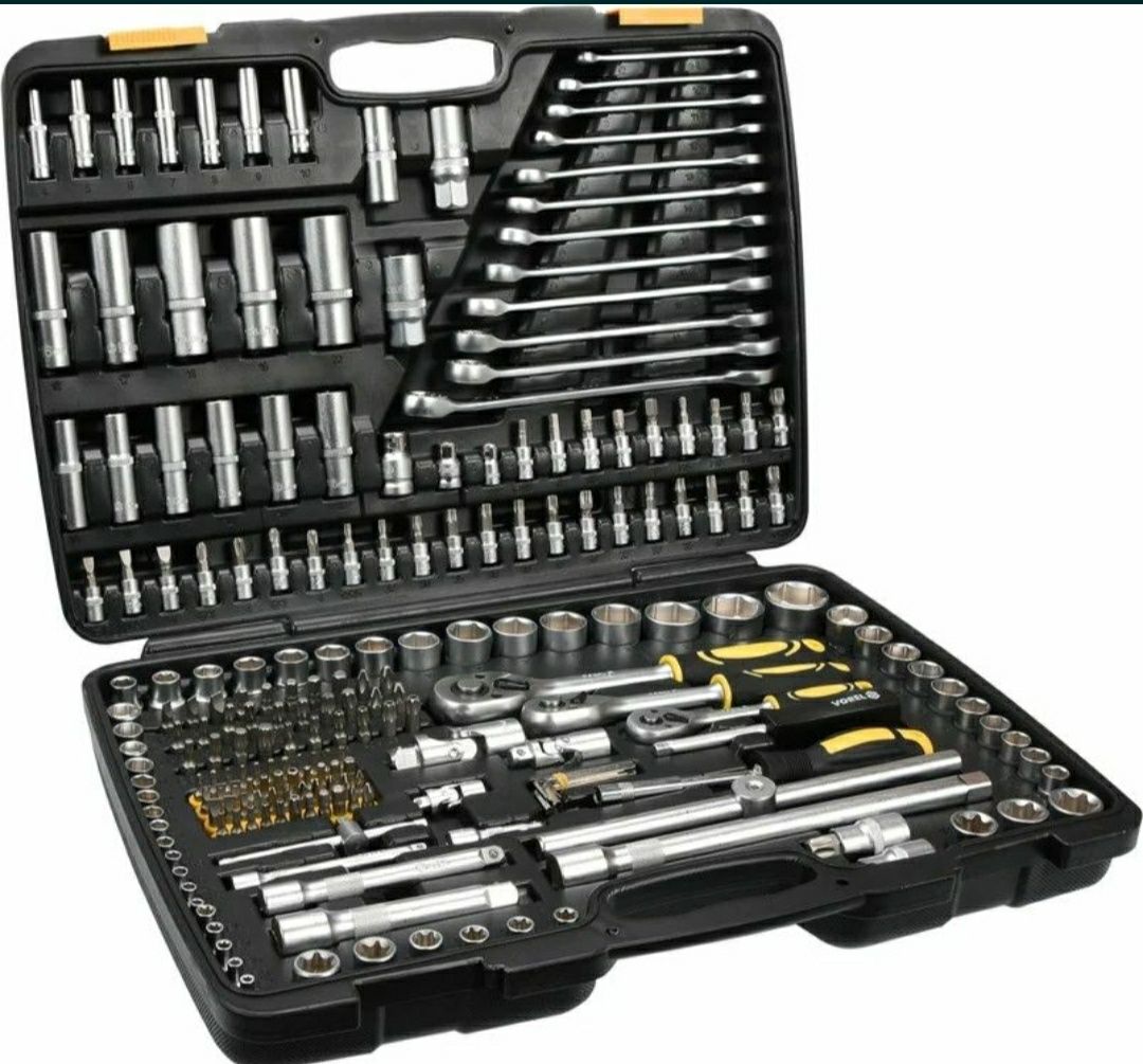 Набор инструмента 1/2", 3/8", 1/4" 216 XXL Vorel | TOYA - Vorel 58700
