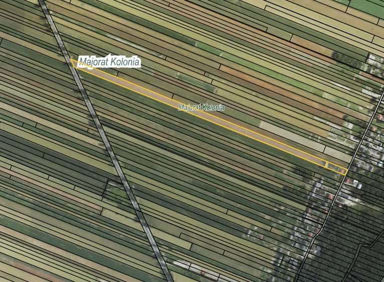 Siedlisko o powierzchni 2,21 ha w miejscowości Majorat/ Zakrzówka