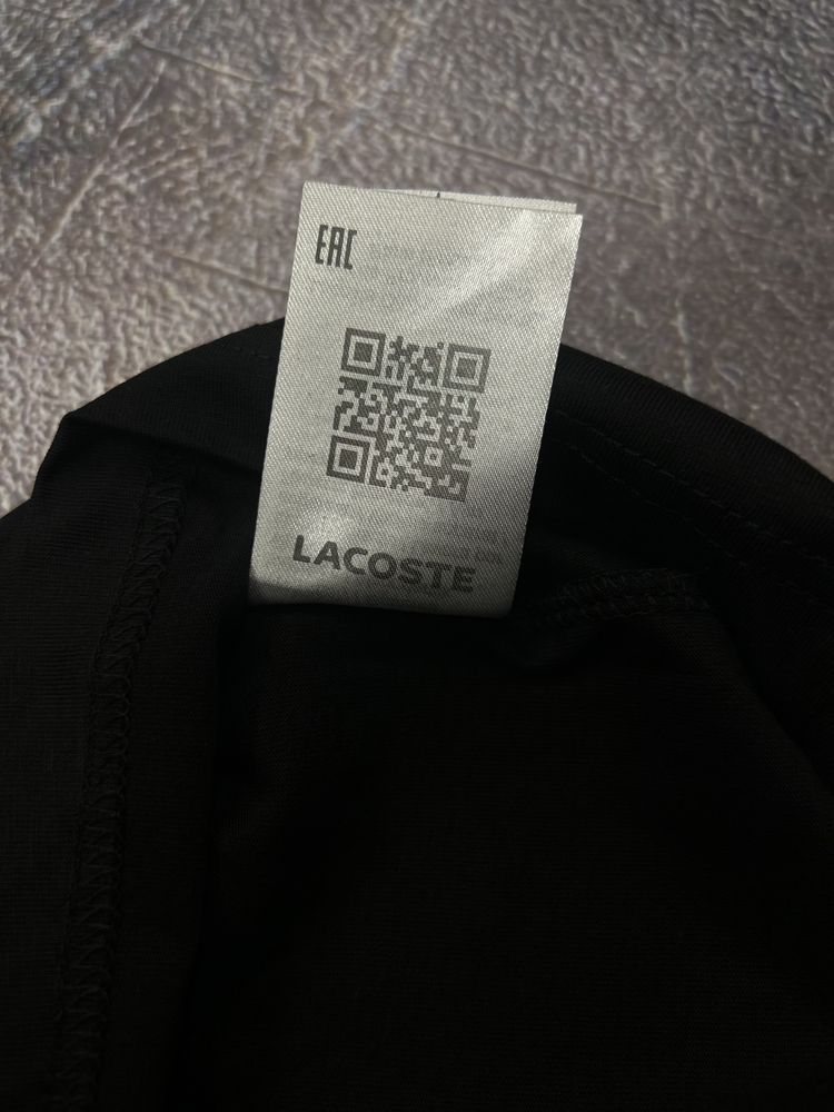 LACOSTE 2024 EXCLUSIVE Мужская футболка черная люкс бирки ориг s, xxl