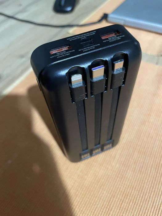 Nowy powerbank 20000mah type c lightning PD QC 22,5W + kable