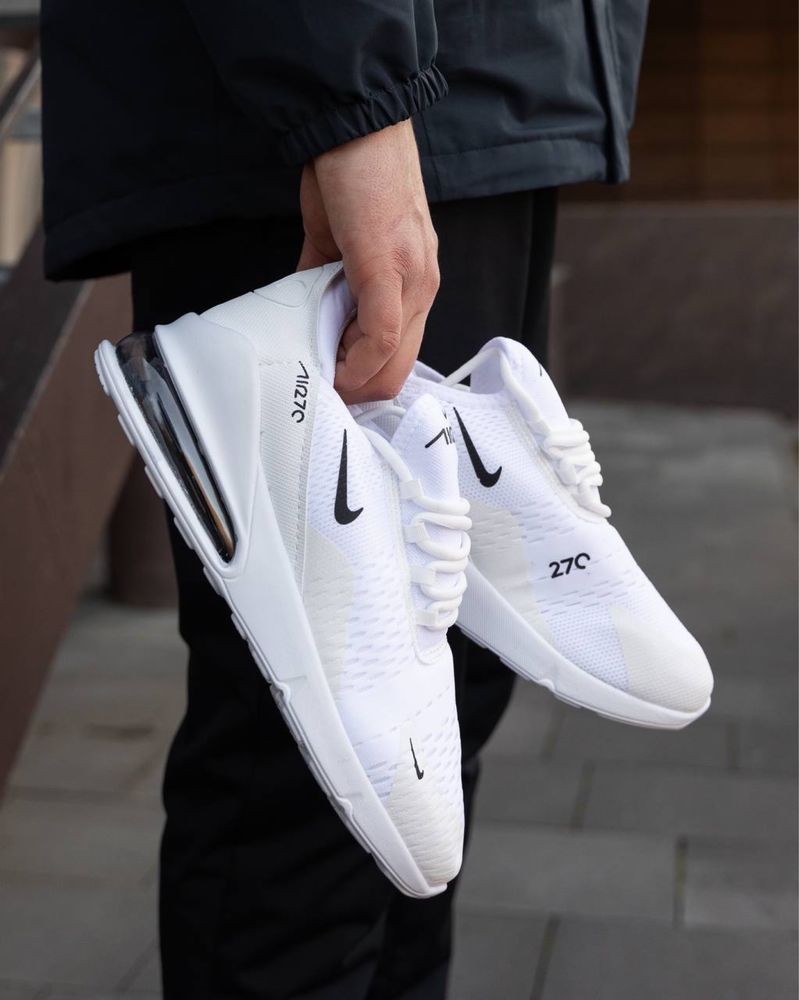 Nike Air Max 270 White чоловіче взуття спортивне взуття кроссовки