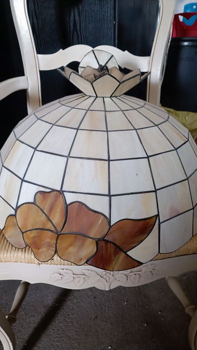 Duży Żyrandol witrażowy 52 cm