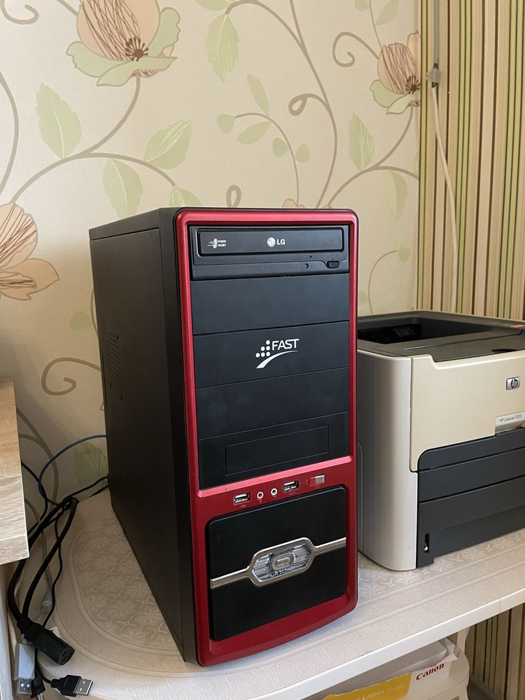 ПК Core 2 Duo / 4 ГБ ОЗП / HDD 500 ГБ / ASUS EAH6750 1 ГБ GDDR5