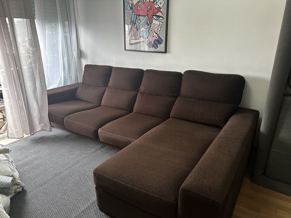 Sofa 3 lugares reclinaveis + Chaise long TOP