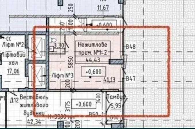 Сдам помещение. ЖК Маршал. Победа 6.