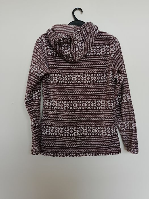 Ciepła bluza polarowa KEY XL we wzory norweskie