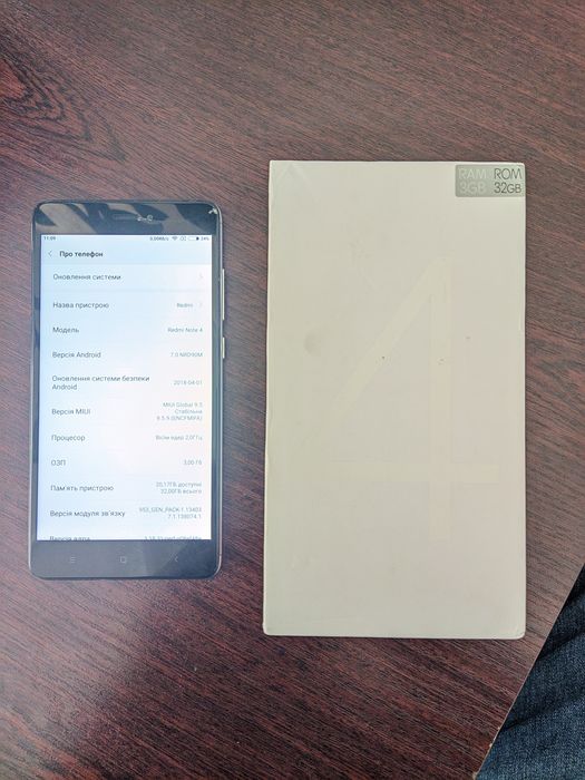Xiaomi redmi note 4 3/32 Dark grey