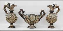 Tres vasos seculo 19