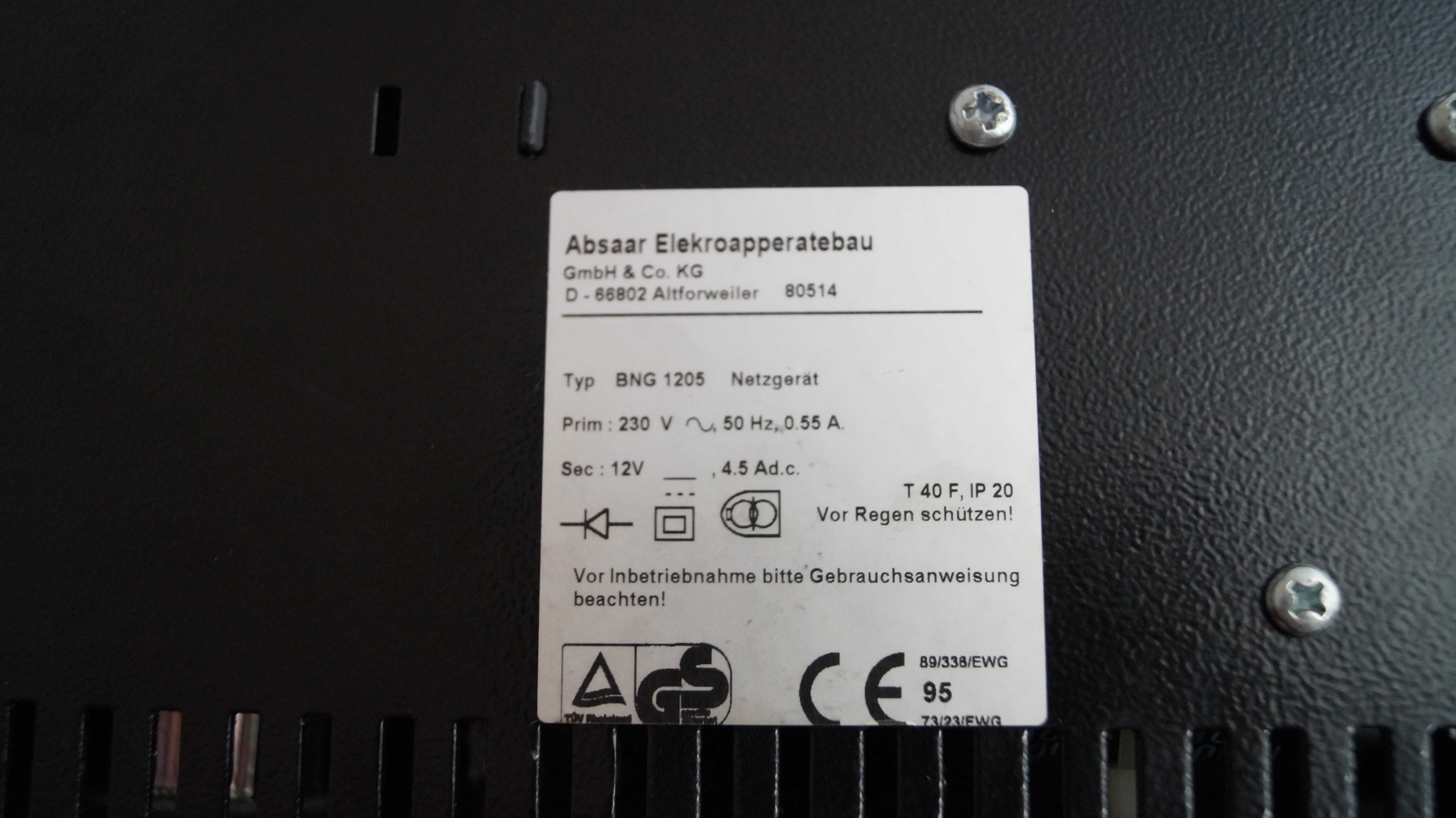 Zasilacz elektryczny do lodowki i podgrzewaczy Okazja