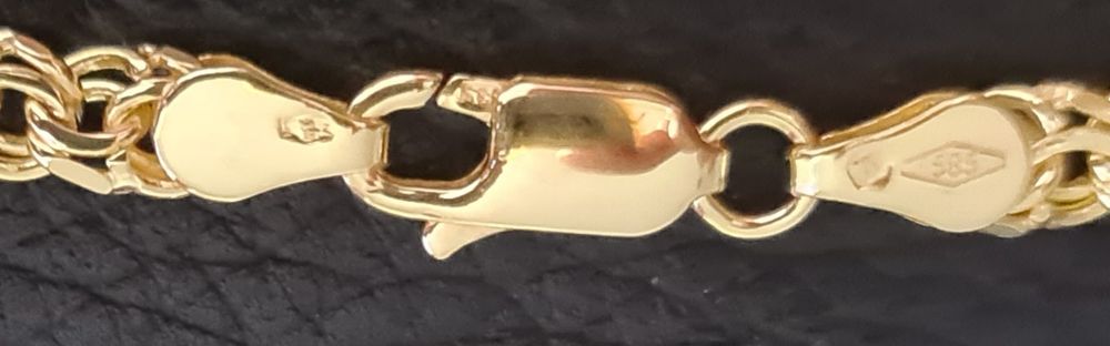 Nowy złoty Łańcuszek Galibardi 60cm pr.585