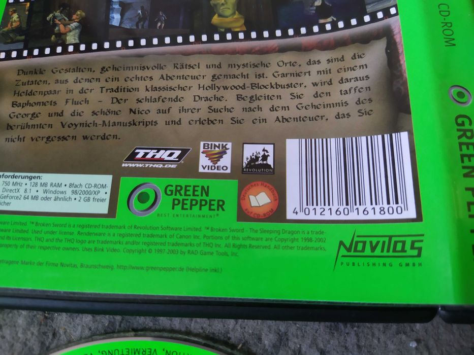 Baphomets Fluch Der schlafende Drache PC CD DE