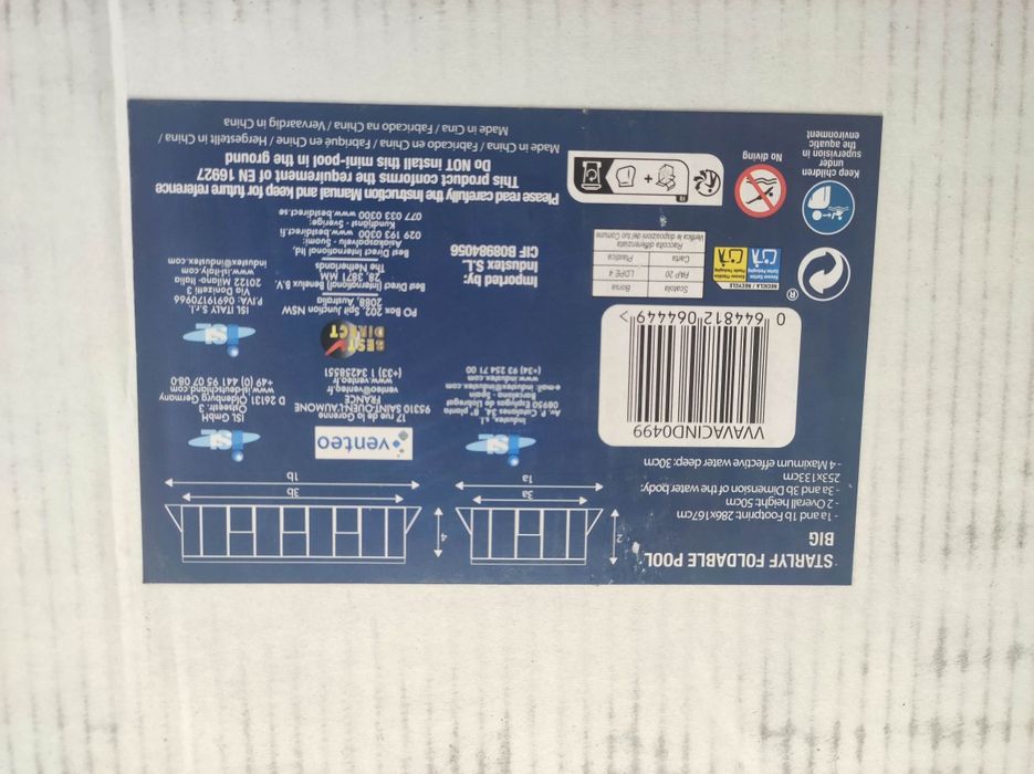 Piscina fácil montar