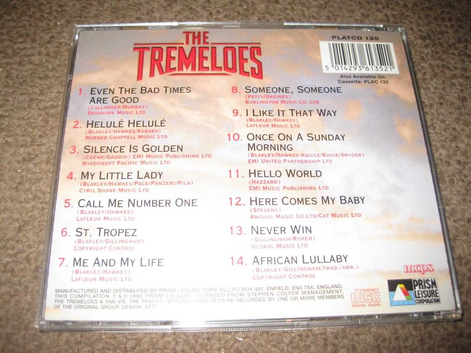CD dos The Tremeloes "Silence Is Golden: The Best Of" Portes Grátis!