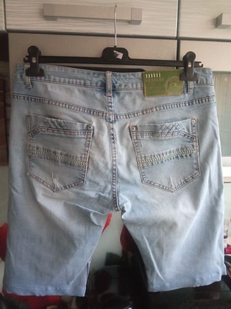 Spodenki męskie jeans Denim L .Stan bdb