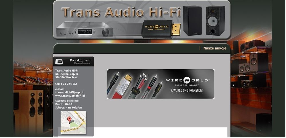 AudioQuest Rocket 44 kable głośnikowe konfekcja Trans Audio Hi-Fi