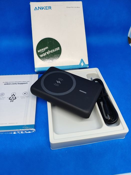 Magnetyczny Powerbank Anker 5000 mAh czarny nowy super cena
