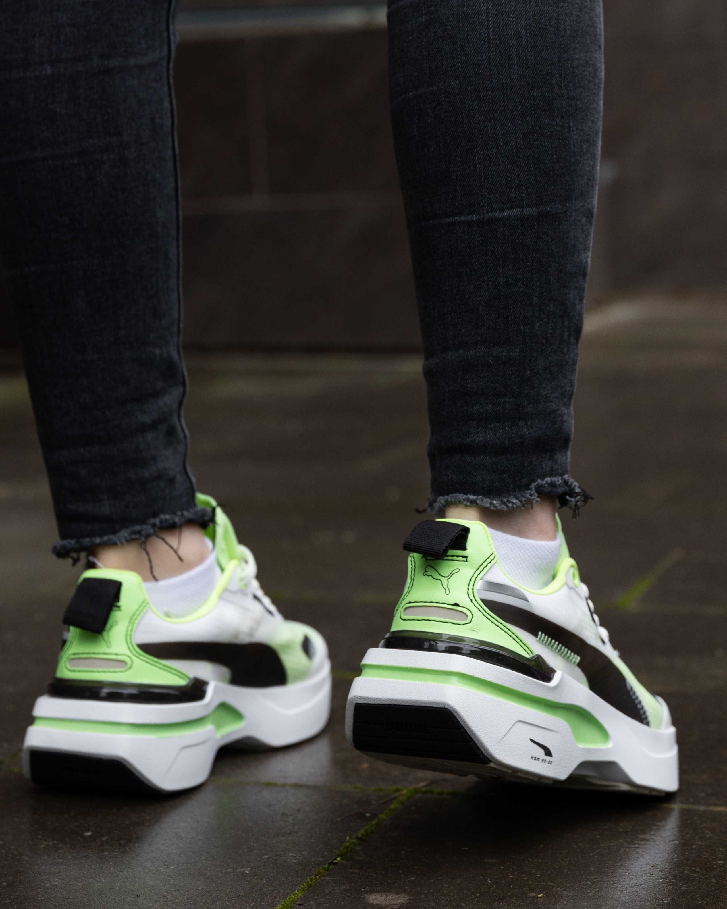 Женские кроссовки Пума Космо Puma Kosmo Rider Light Green