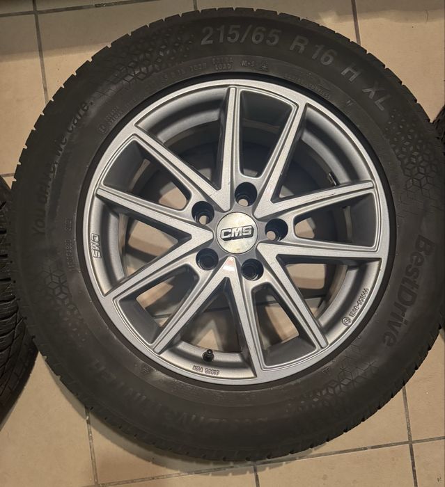 Koła Felgi alumionowe CMS 215/65 r16 opony zimowe Bestdrive