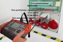 WROCŁAW szkolenie pomiarowe uprawnienia elektryczne G1 17.07.2025r.