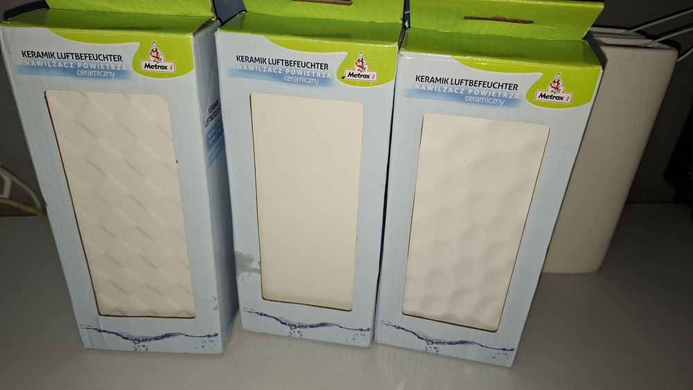 Керамічний зволожувач повітря  Metrax білий плоский