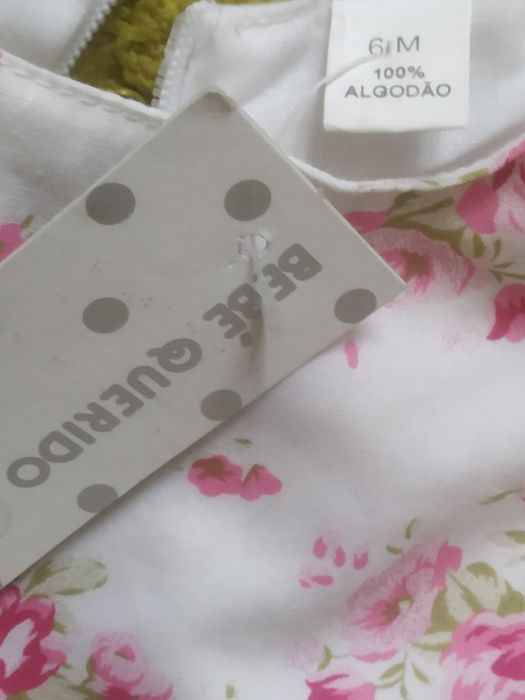 Vestido 6 meses - Novo - oferta portes