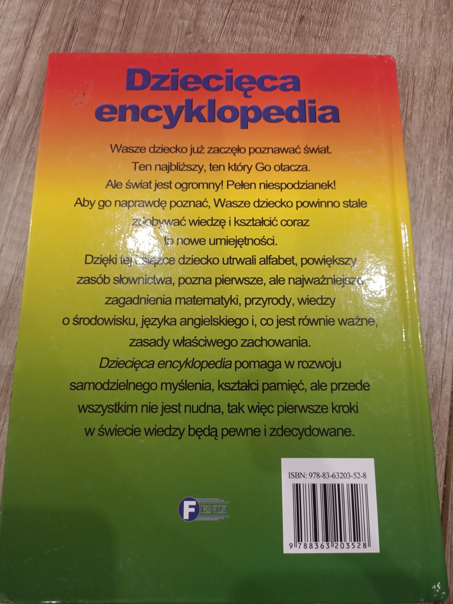 Książka ,, Dziecięca encyklopedia,,