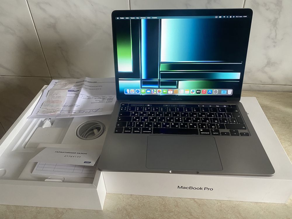 MacBook Pro 13, 2019, полный комплект
