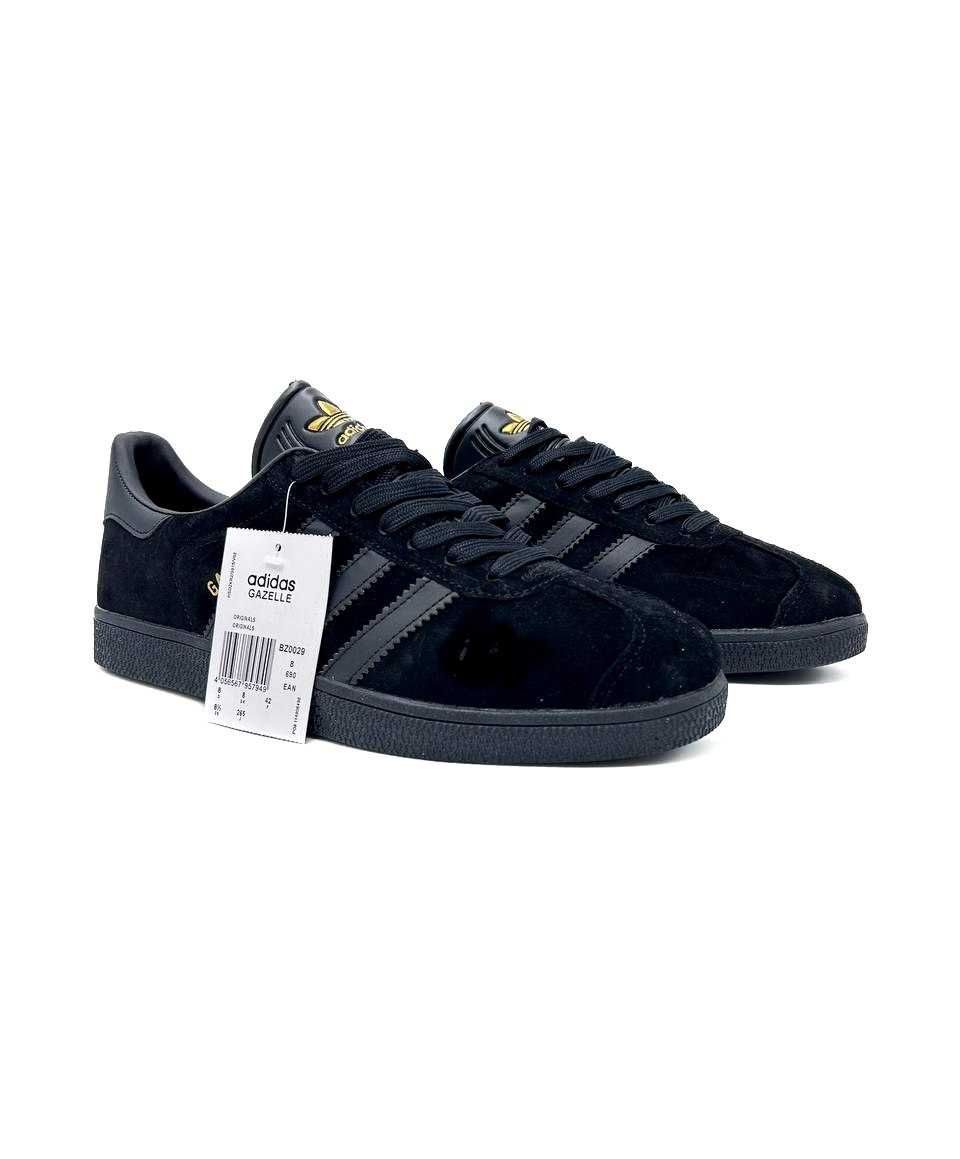 Чоловічі кросівки Adidas Gazelle чорний D505 ХІТ