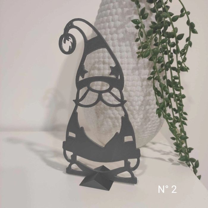 Decoraçao/ presentes de Natal (Gnomos 3D)