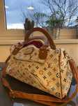 Biala torebka Louis Vuitton