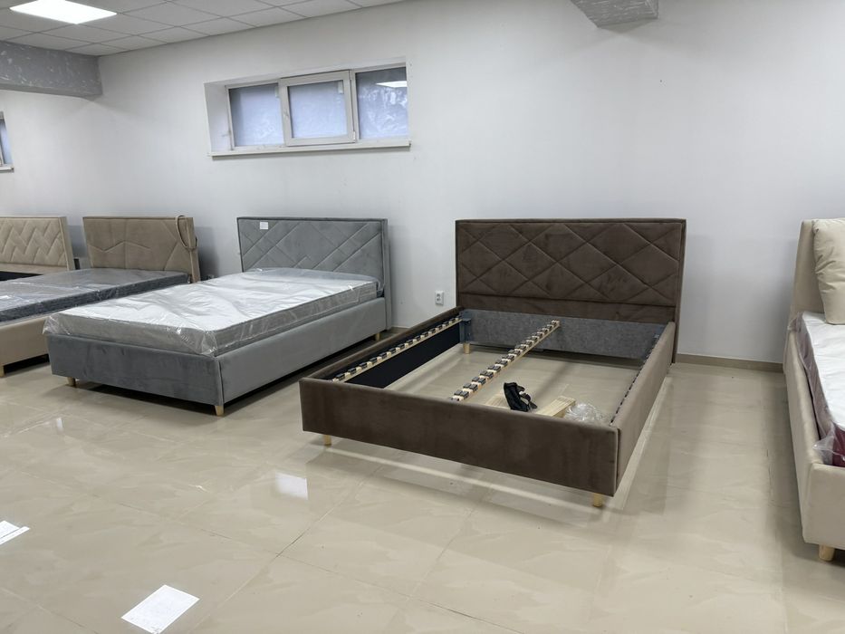 Мягке ліжко / ліжко в тканині/ якісне ліжко