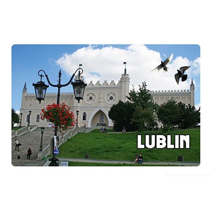 Magnes na lodówkę z efektem 3D Lublin Zamek