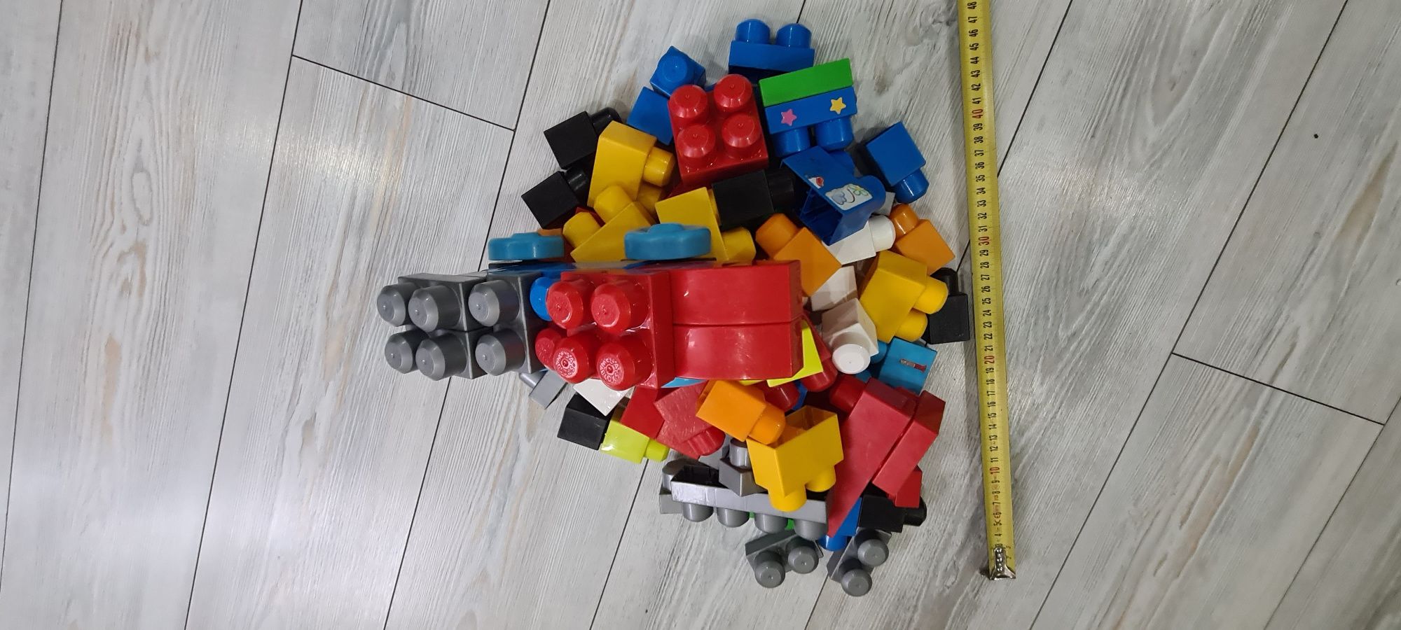 Plastikowe klocki "mega block"