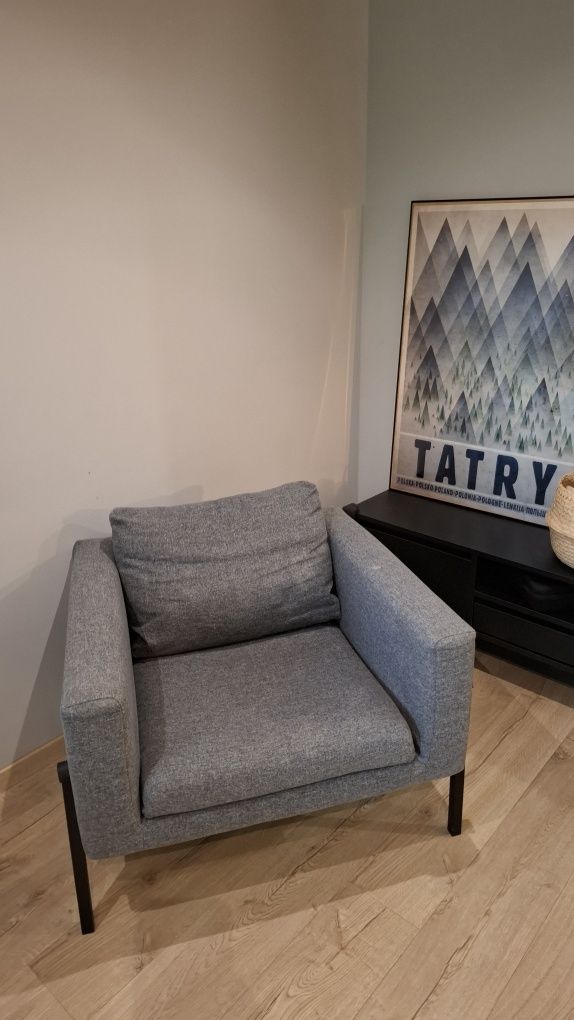 Fotel koarp ikea szary