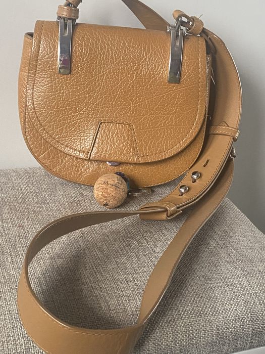 Massimo Dutti mała torebka ,skóra Sofiano ,dlugi pasek ,Gratis