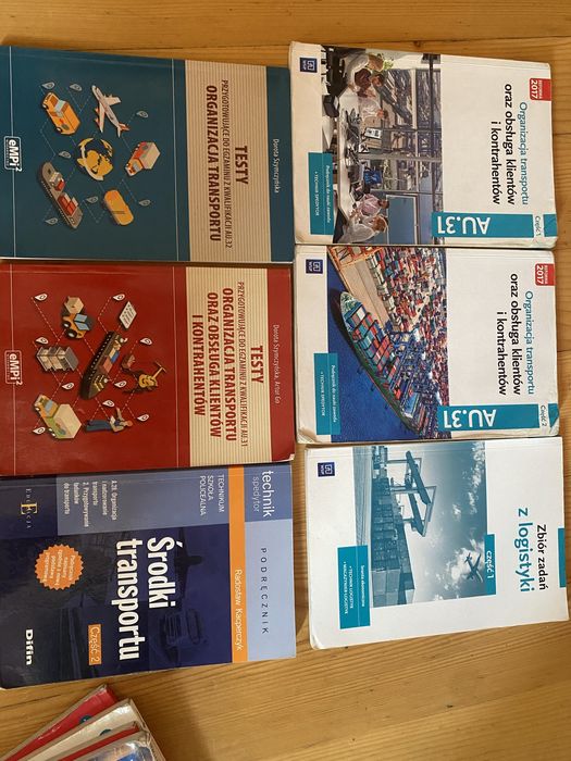 Technik Spedytor/ Logistyk Sprzedam książki do przedmiotów zawodowych