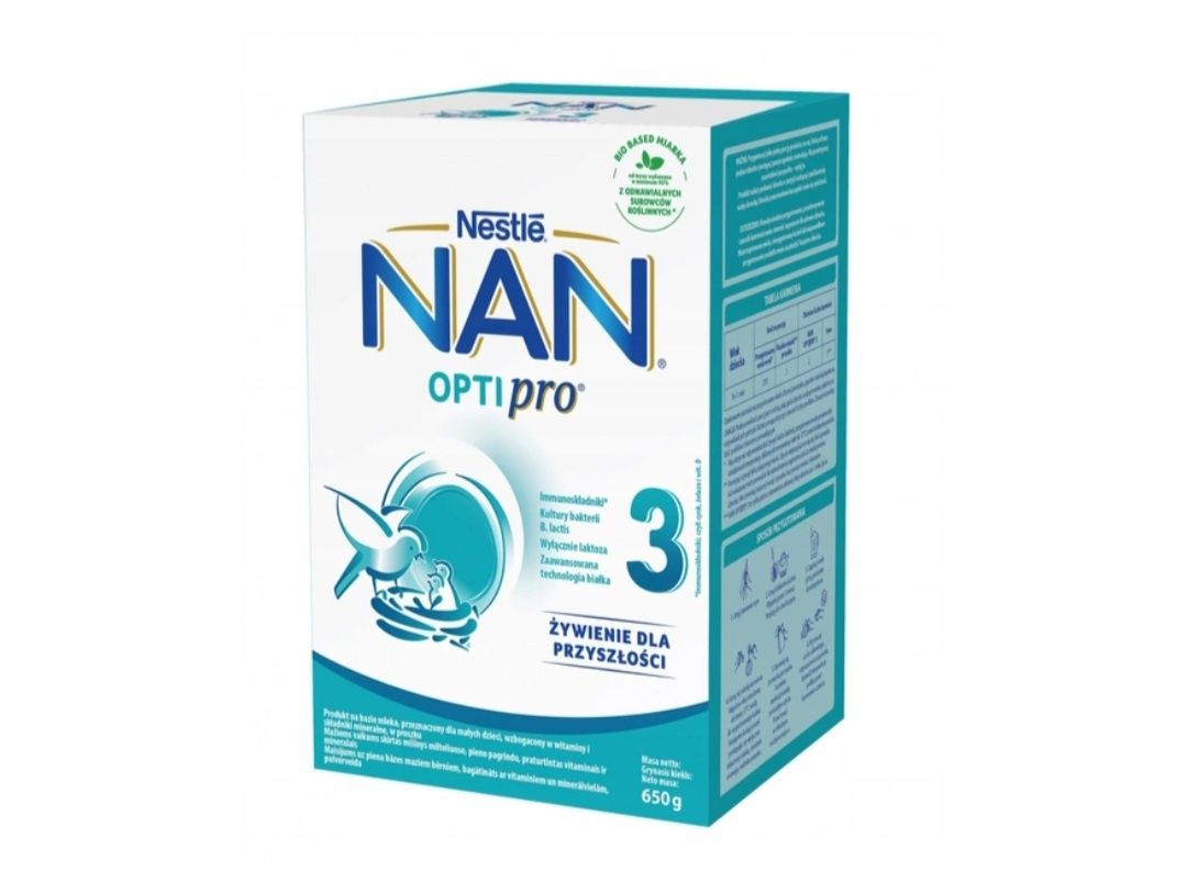 Суха молочна суміш NAN Opti Pro 3 / 4 (650 г)