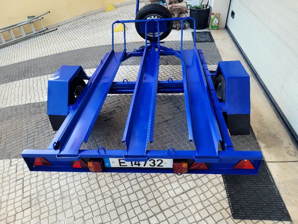 REBOQUE MOTAS 750 Kgs c/ matricula propria
