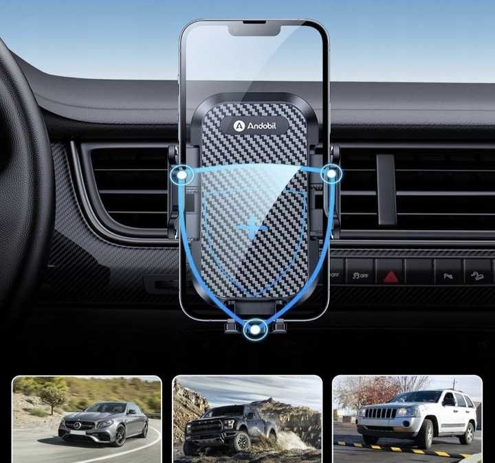 Uchwyt samochodowy na telefon Andobil Obrot 360 iPhone Samsung