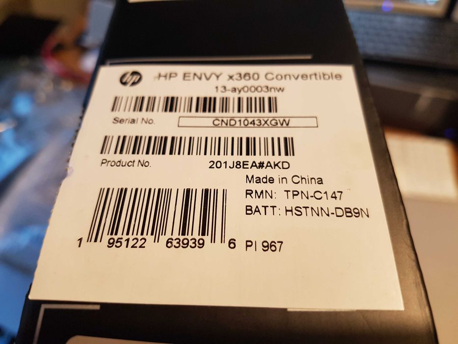 HP ENVY x360 Convertible 8G/ 512G W11, BRĄZ komplet_ uszkodzony Gdańsk
