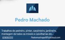 Faço trabalhos de pedreiro e outros