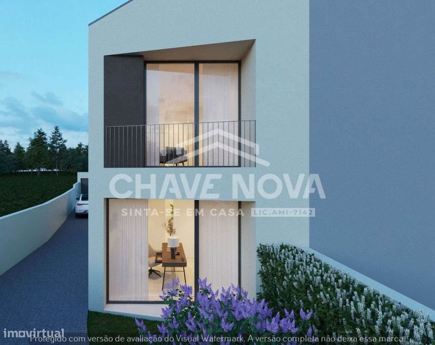 MV - Moradia T3 Nova, Jardim, Garagem