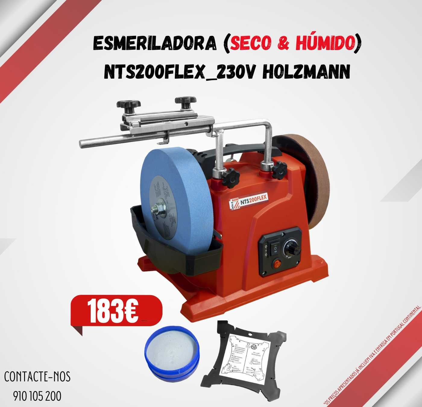 Máquina Afiar Afiador de ferramentas marca austriaca HOLZMANN JL20