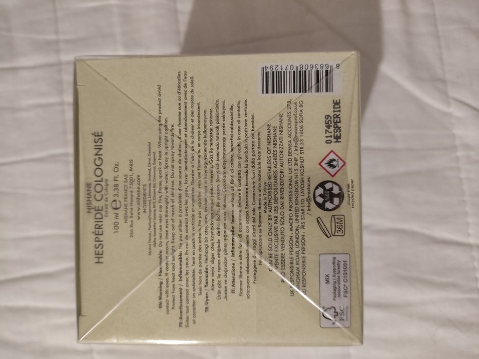 Nishane Hespéridé Colognisé 100 ml