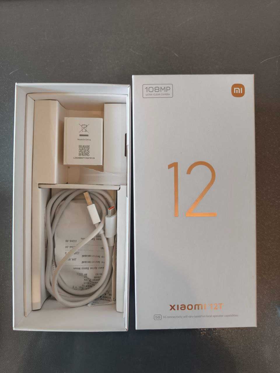 Смартфон Xiaomi 12T чорний 8/256GB в ідеалі