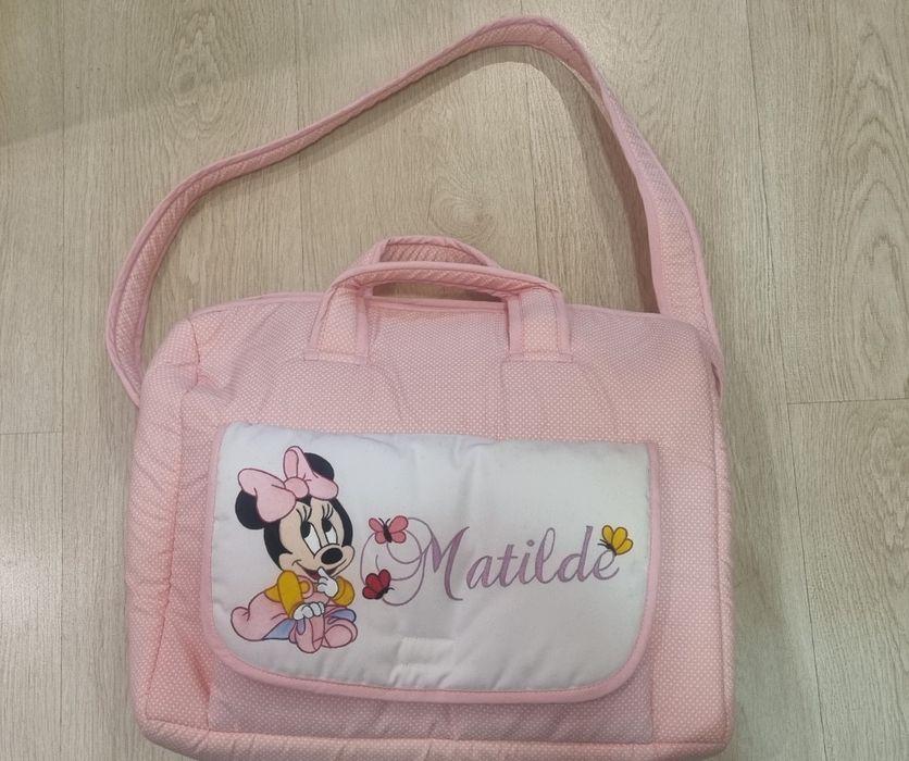 Saco de maternidade personalizado.