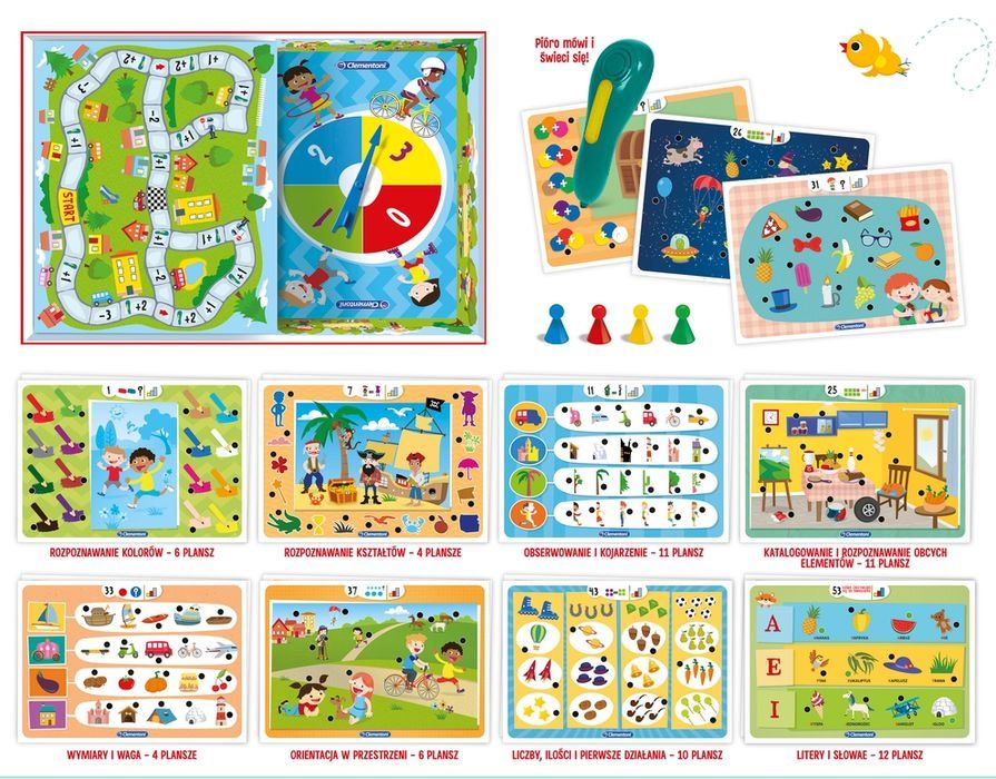 Mówiące Pióro 1000 Pytań Clementoni