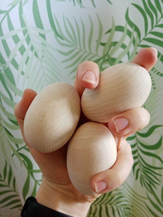 Jajka drewniane bukowe